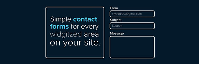 плагин контактной формы для WordPress Contact Widget